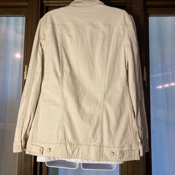 Light Pink Jean Jacket Soft Women's Size Small - LULAROE  Jaxson - Picture 3 of 11